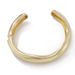 Design Metal Wave Shaped Smooth Open Collar Choker Fashionable Irregular Lava Bracelet For Women_ipsvogv.com