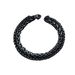 Hip Hop Trend Cuban Titanium Twist Chain Lobster Clasp Black NK Men's Stainless Steel Bracelet_ipsvogv.com