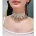 Korean Super Fairy White Lace Pearl Pendant Choker Sweet Gentle Short Neckband Collarbone Chain_ipsvogv.com