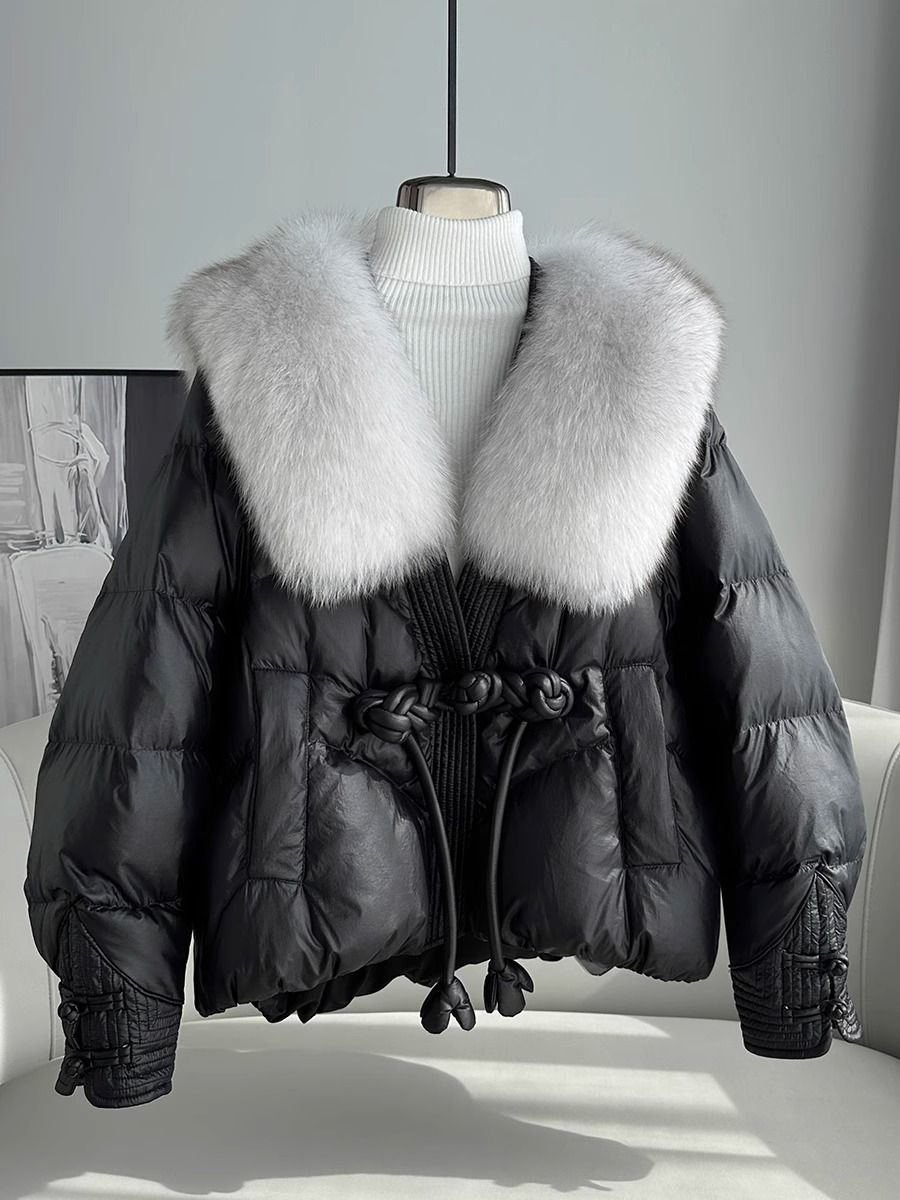 Women's Clothing Pinghu down jacket for women, high end women's clothing, national trend 2024 new style, fashionable and loose fitting jacket_ipsvogv.com