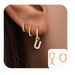 Women’s Jewelry Set Fashion Hot Sale Real Gold Brass Electroplating Simple Temperament English Letters Micro Inlaid Zircon Earrings_ipsvogv.com