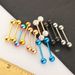 14-piece set hot-selling puncture jewelry breast ring breast nail tongue ring tongue nail_ipsvogv.com