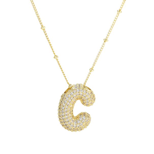 Hot Sale Retro English Balloon Letter Necklace Pendant Accessories_ipsvogv.com