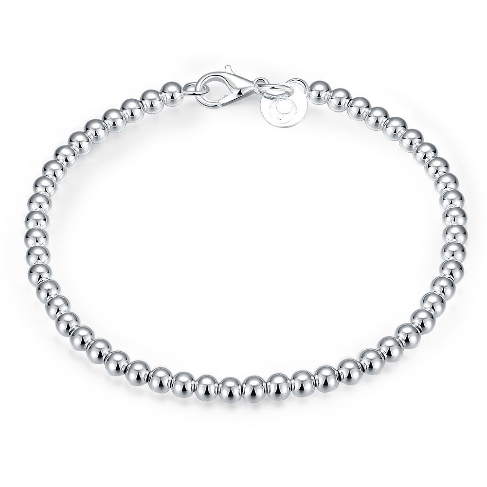 Women's Jewelry 4MM Beaded Bracelet Fashion Simple Rice Bead Hand Jewelry_ipsvogv.com
