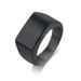 Women's Jewelry Fashion Simple Glossy 18MM Rectangular Titanium Steel Stainless Steel Ring Can Be Laser Logo_ipsvogv.com