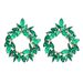Big earrings horse eye glass diamond luxury earrings female temperament fashion jewelry_ipsvogv.com