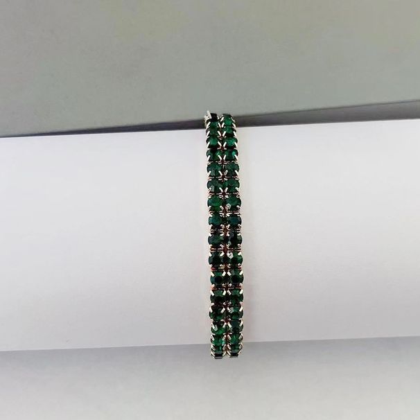 Fashion round crystal necklace bracelet earrings ring set bridal accessories gemstone claw chain_ipsvogv.com