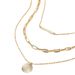 Simple And Fashionable Multi Layer Metal Disc Pendant Necklace Personality Women's Necklace Popular Jewelry_ipsvogv.com