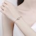 Women's Jewelry Interlocking Bracelet Ins Niche Design 925 Sterling Silver High End Girlfriend Geometric Circle Hand Jewelry_ipsvogv.com