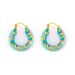 Qingdao Jewelry High end Thorn colored Enamel Niche Personality, Fashion, Light Luxury Earrings, Earrings_ipsvogv.com