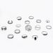 Hot Selling Bohemian Index Finger Ring, Black Elephant Leaf, Crescent, Pearl Opening, 16 Piece Set For Women_ipsvogv.com