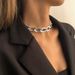 Rhombus O-shaped Necklace Women's Collarbone Chainsimple And Versatile Temperament Collar Personalized Niche Design Trend_ipsvogv.com