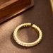 Fashionable Diamond Studded Single Row Zircon Adjustable Opening Ring For Women With A Light Luxury And High-end Feel_ipsvogv.com