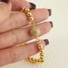 A Of Copper Bracelets With Exquisite Daily Jewelry And Accessories Set In Zircon Arabic Style_ipsvogv.com