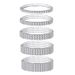 Jewelry Minimalist Instagram Style Girl's Row Women's 8-Row Diamond Shining Combination Bracelet_ipsvogv.com