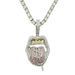 Hip hop rap decoration full of diamonds, three-dimensional US dollar tongue pendant, trendy and exaggerated Cuban chain_ipsvogv.com