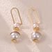 Jewelry INS French High Fashion Elegant Exquisite Pearl Shell Beads Light Luxury Earrings Ear Studs_ipsvogv.com
