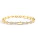 Plum Blossom Tennis Chain Men's Bracelet Zircon Trendy Spring Buckle Hip-Hop Jewelry_ipsvogv.com