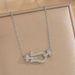 Explosions Horseshoe Buckle Necklace Women's Joker Micro-inlaid Niche Light Luxury Heavy Industry Clavicle _ipsvogv.com