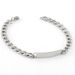 Trendy Stainless Hip-Hop For Men Steel Color Fashion Personality NK Chain Curved Piece Men's Bracelet_ipsvogv.com
