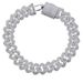 Men's Jewelry Hip Hop Cuban Chain 12mm Double Row Zircon Chain Cuban Chain Men's Hip Hop Bracelet_ipsvogv.com