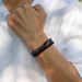 Lava Volcanic Bracelet For Men Hip-Hop Niche Crackle Stone Bead Fashion Personality Men's Jewelry_ipsvogv.com