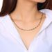 53cm High-end Men's And Women's 316L Alloy Jewelry, Coffee Beans, Pearl Chain Necklace In Three Colors To Choose From_ipsvogv.com