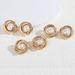 Fashion Jewelry Luxury Pearl Threaded Hollow Tube Versatile High-end Earrings Studs_ipsvogv.com
