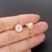 Women’s Jewelry Set Fashion necklace thread earrings for women color separated gold plated engagement jewelry set_ipsvogv.com