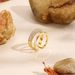 Women's Jewelry Exaggerated Double Layer Zircon Ring Ins Niche Simple Circle Opening Metal Full Diamond Ring_ipsvogv.com