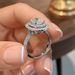Cao Shi Luxury Full Set Elliptical Heart Eight Arrow Zircon Ring Popular Accessories For Women_ipsvogv.com