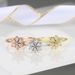 Fresh diamond zircon flower thin ring female real gold plated hand jewelry_ipsvogv.com