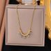 Jewelry Turquoise Eyes Temperament Trendy Multi-layer Chain Fashionable Stainless Steel Necklace For Women_ipsvogv.com