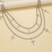 Fashionable Size Cross Pendant, Hip-hop Trend Circle, Geometric Three-layer Metal Pants Chain, Street Gender Free Style_ipsvogv.com