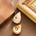 Fashionable And Exquisite Striped Teardrop Shaped For Women With A Sense Of Light Luxury, Niche Personality, Silver_ipsvogv.com