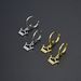 Unisex Hollow Crown Earrings Inlaid With Diamond Zircon CZ Female Earrings Simple Light Luxury Female Earrings Gold And Silver_ipsvogv.com