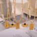 Simple And Personalized Freshwater Pearl Patchwork Square Jewelry With Geometric Texture Inlay Design Pendant Copper_ipsvogv.com