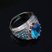Cao Shi's Exaggerated Woven Rhinestone Inlaid For Women's Creative Luxury Ring_ipsvogv.com