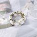 Hot Selling Fashionable Bracelet, Light Luxury Texture, White Round Piece Acrylic Bracelet_ipsvogv.com