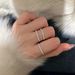S Pure Silver Small Row Plain With Feminine Temperament, Simple And Generous, Crushed Diamond Layered Half Circle_ipsvogv.com