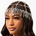 explosions AB colored diamond dazzling novel rhinestone hair accessories unique charming diamond ring Head circle_ipsvogv.com