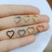 G23 Titanium Nose Ring PVD Layer Daith Heart Earring Hoop Helix Rings Hinged Segment Cartilage Tragus Hoop with Clear CZ_ipsvogv.com
