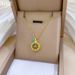 Fruit 【 】 Lemon Light Luxury Charm Gorgeous Full Diamond Necklace Women's Versatile Clavicle Titanium Steel Chain 【 】_ipsvogv.com