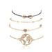 Handicraft New Love 8-character Map 4-piece Set Bracelet_ipsvogv.com