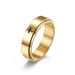 Men's Jewelry Simple Cross Rotatable Decompression Stainless Steel Ring To Relieve Anxiety Titanium Steel Hand Jewelry_ipsvogv.com