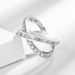 Japanese Korean Light Luxury, High Grade, Exquisite Sparkling Zircon Female Cross Design, Fashionable And Versatile_ipsvogv.com
