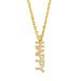 Clearance flower letter necklace courage pendant micro inlaid zircon hip hop jewelry nkt02_ipsvogv.com