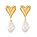 Special classic retro pearl earrings copper plated K real gold temperament French high end earrings_ipsvogv.com