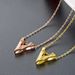 pendant Necklace, Creative And Fashionable V-letter Cross Chain Necklace Accessory_ipsvogv.com