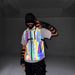 Men's Clothing colorful reflective workwear vest jacket for men and women loose and versatile multi pocket sleeveless waistcoat stand collar vest_ipsvogv.com